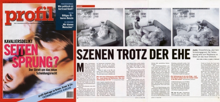 Titelbild zu Newsartikel: Szenen trotz der Ehe - Profil - 09.03.1998