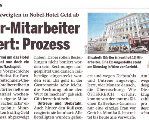 Sacher Mitarbeiter gefeuert Prozess